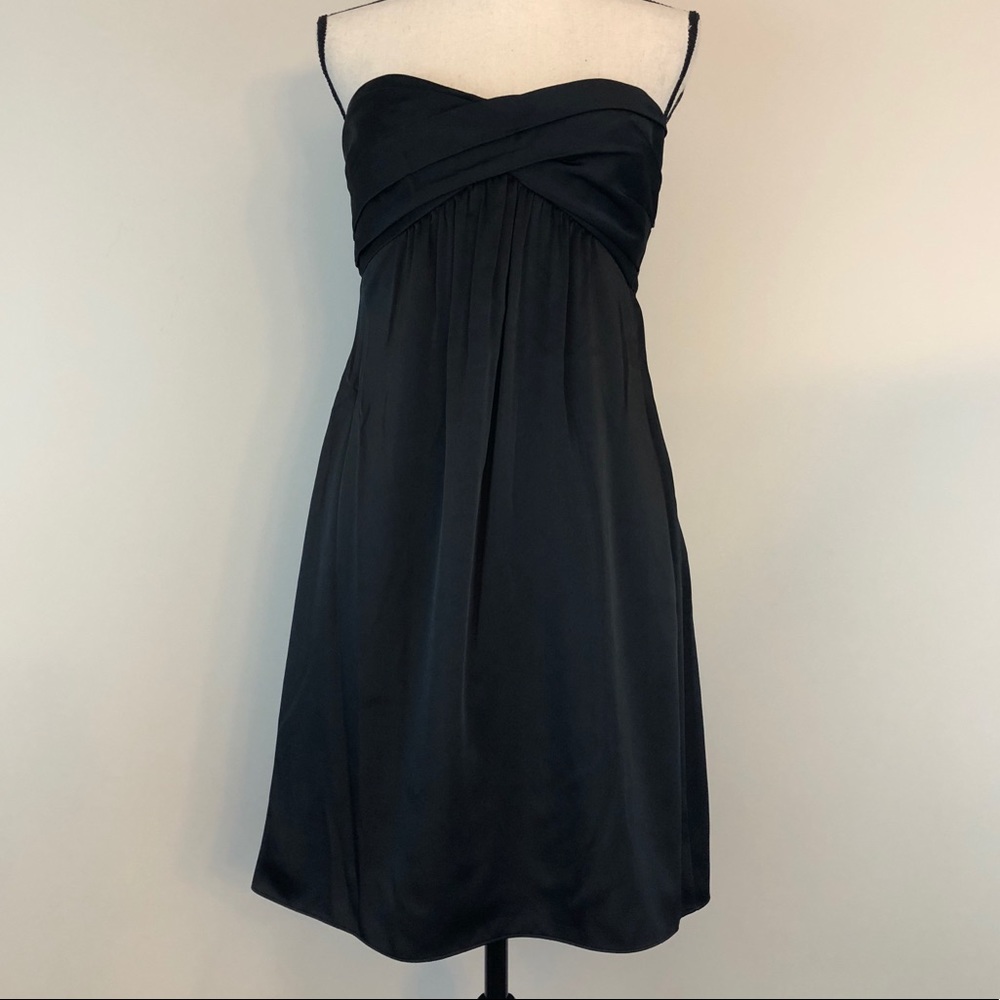 BCBG MaxAzria LBD Bow Back Strapless Dress